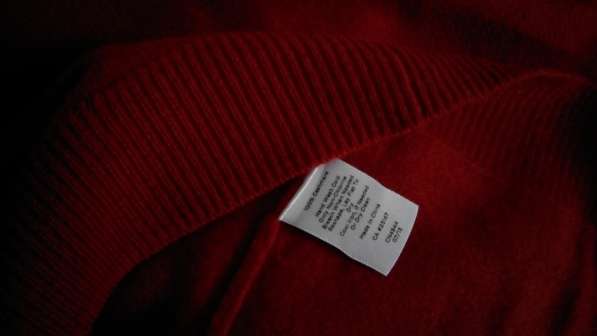 100% кашемир новый свитер, цвет красный, p.44 (из США) в Москве фото 6