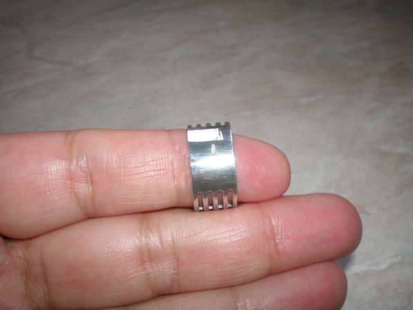 Авторское серебряное кольцо с раухтопазом в фото 4