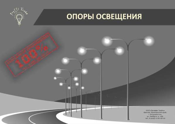 Опоры освещения в Владивостоке фото 12