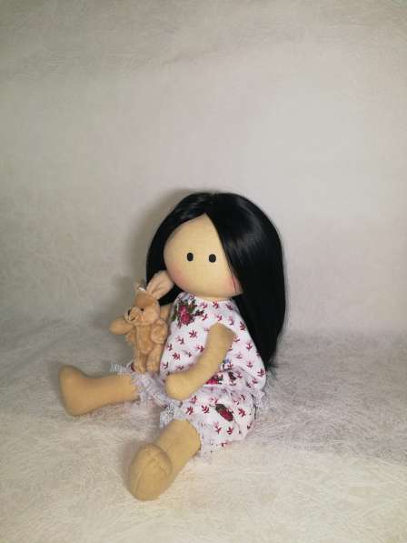 Текстильная игровая кукла с гардеробом 16комплектов одежды в Краснодаре фото 5