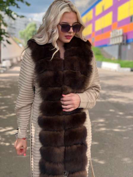 Кардиган с финским песцом в Москве фото 5