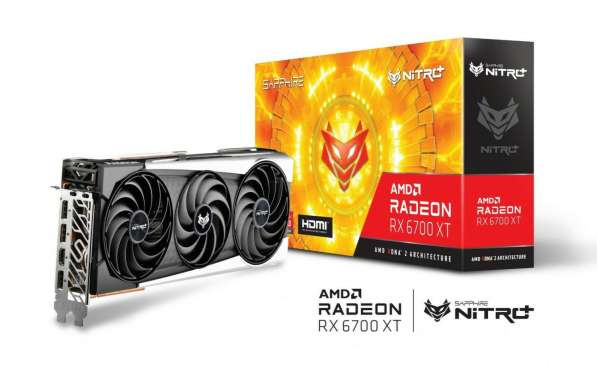 Sapphire Nitro + AMD Radeon RX 6700 XT GPU 12GB