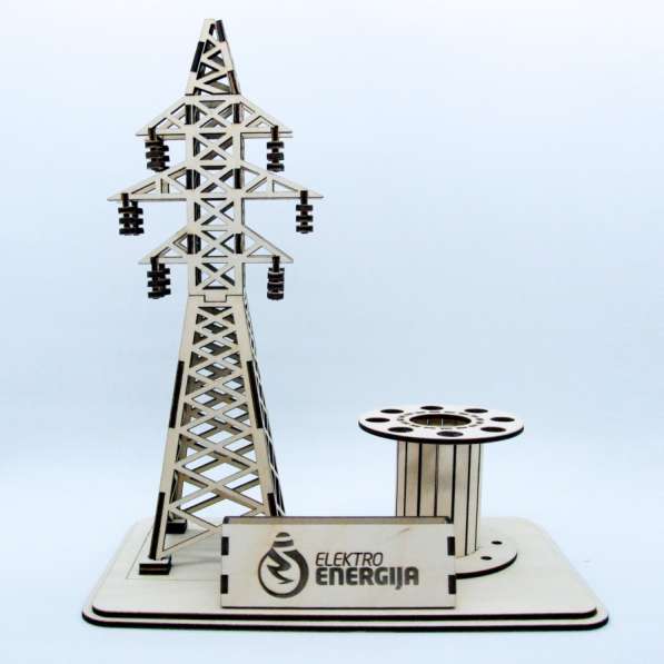 Настольный органайзер "ЛЭП" - сувенир для энергетиков в Москве фото 5