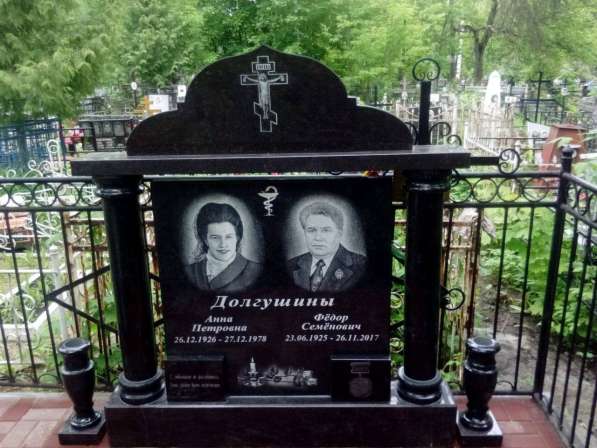 Изготовление памятников из карельского гранита в Тамбове фото 3
