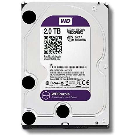Жесткий диск Western Digital Purple 2000GB 3'5