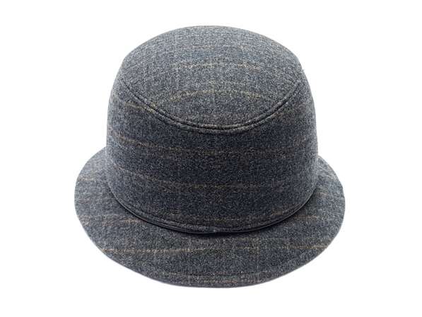 Шляпа панама мужская шерстяная LF Rich (серый) в Москве фото 6