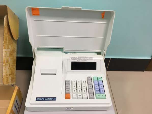 Кассовый аппарат (ЧПМ) Ока-102 для ЕНВД с денежным ящиком