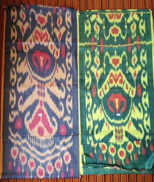 Ткань Адрас натуральный шелк из Узбекистана в фото 15