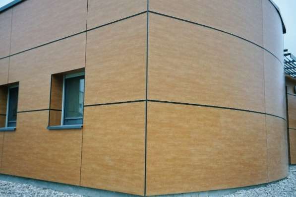 Конструкционный архитектурный фасадный пластик HPL, панели в Москве фото 4