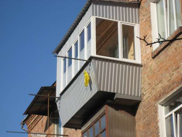 Металлопластиковые конструкции балконов, окна, "под ключ"