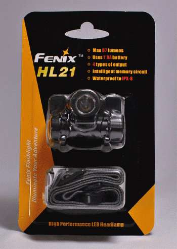 Фонарь налобный Fenix HL21 новый