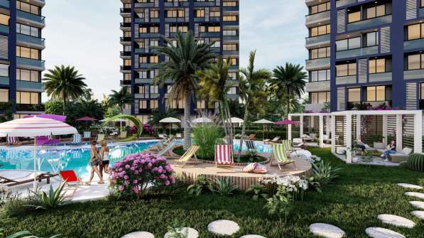 2-к. квартира 56м² Турция, Мерсин, Мезитли