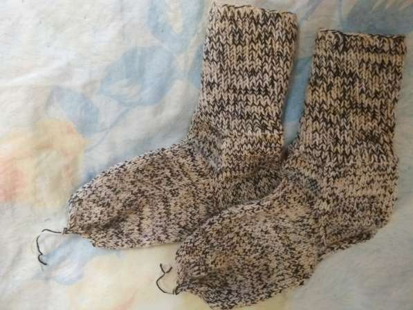 Вязанные мужские носки