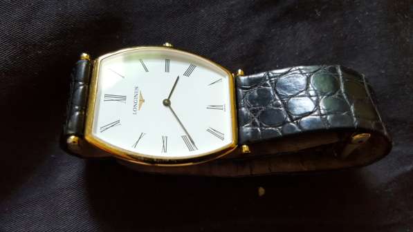 Продаю позолоченные муж. часы Longines L4 705 2 в Москве фото 3