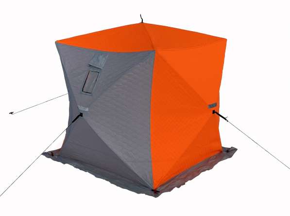 Палатка "Куб" 1,8х1,8 утепленная с разделкой под трубу