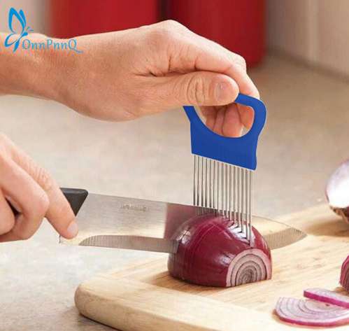 Держатель Slicer Cutter Нержавеющей Стали Кухня Gadget Tool