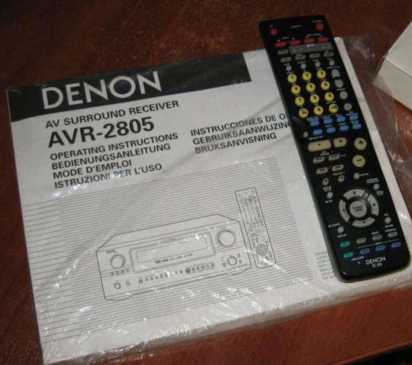 Инструкция пользования Denon AVR 2805.