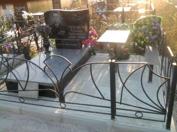 Благоустройство могильных участков в фото 6