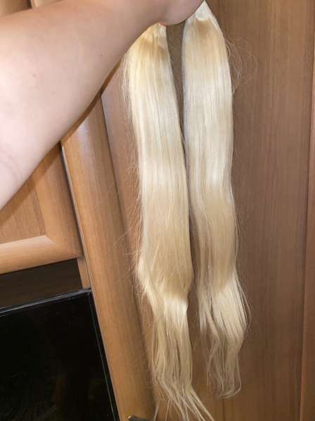 Human blond hair 76cm 185gr в Москве