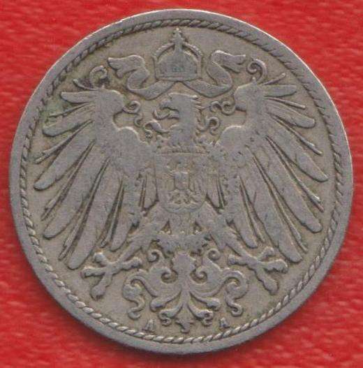 Германия 10 пфеннигов 1900 г. A Берлин в Орле