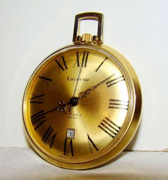 Часы швейцарские LUCERNE карманные (D352) в Москве фото 5