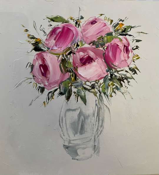 Картина маслом Цветы