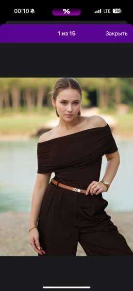 Коричневая женская кофта в Москве фото 3