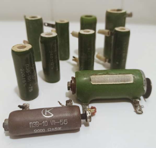 Комплект мощных резисторов, из СССР