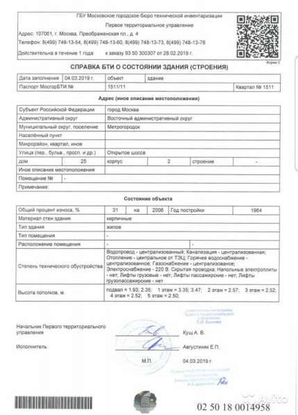 Продается торг. помещение 207,2 м2 в Москве
