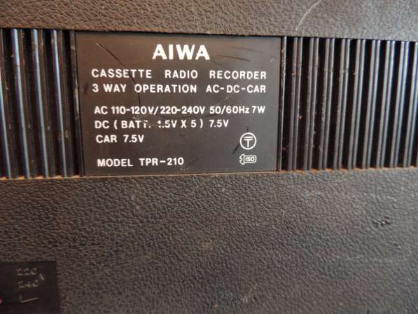 Винтажный кассетник aiwa TPR-210 1972 г в Липецке