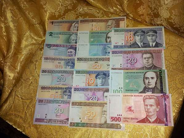 Литва 1991г 1000, 500лит и 1994г 100лит SAA. UNC. РЕДКИЕ в Санкт-Петербурге фото 10