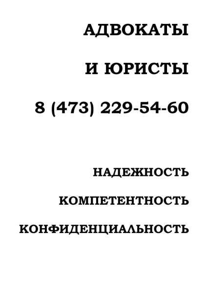 Судебный адвокат, арбитраж в Воронеже фото 3
