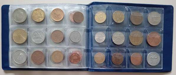 Коллекция иностранных монет мира без повторов 96 шт в Брянске фото 3