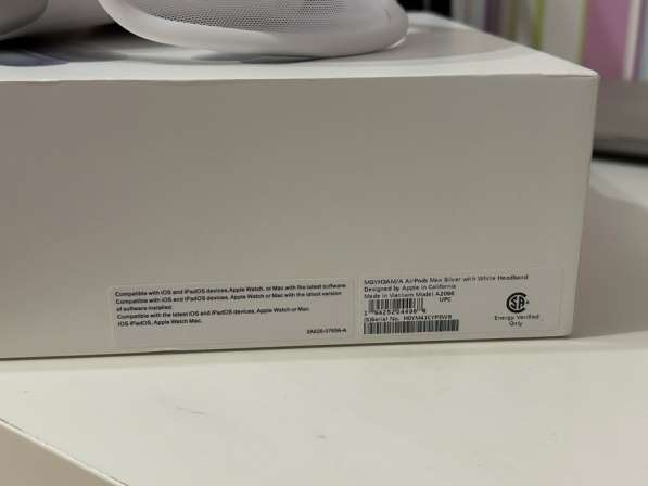 Наушники apple air pods max белые в Москве фото 5