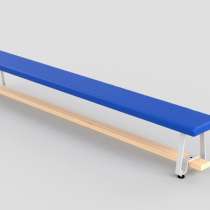 Скамья гимнастическая мягкая, ножки металлические 3,5м, в г.Алматы