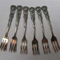 Десертные вилки Розы 6 шт. (H644), в Москве