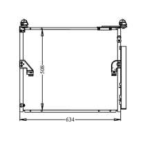 Радиатор кондиционера LAND CRUISER, HILUX, 2009-2014 HR80061, в Артеме