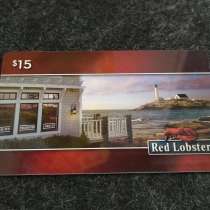 США Подарочная карта на 15$ ресторана " Red Lobster ", в Москве