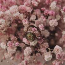 Кольцо из смолы и сухоцветов, в Москве