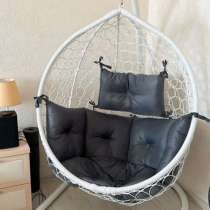 Кресло подвесное Bubble белое на стойке до 200кг, в Казани