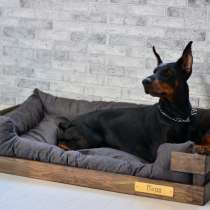 Именная лежанка для крупных пород собак 120х80 см, в Москве