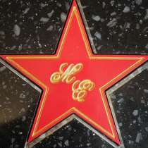 Звезда голливудская сувенирная на стену и в подарок, в Москве