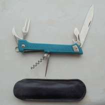 Походный нож в чехле СССР, шесть предметов и кольцо, в Азове