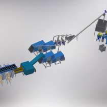 Линия мойки и агломерации сильнозагрязненных полимеров, в г.Брест