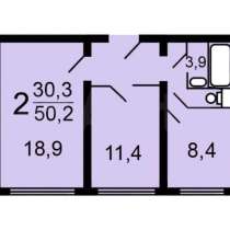 Прoдаю 2/3 доли в 2-x кoмнатной малонасeленнoй квартирe, в Москве