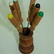 Вилки для канапе 6шт. с подставкой (P177), в Москве