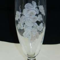 Бокал хрустальный винтажный Виноград (W051), в Москве