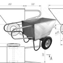 Тележка совковая для пищевого сырья, в Краснодаре