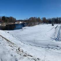 Участок на берегу Москва реки рядом с городом и парком, в Можайске