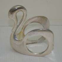 Кольцо для салфетки Лебедь (Q627), в Москве